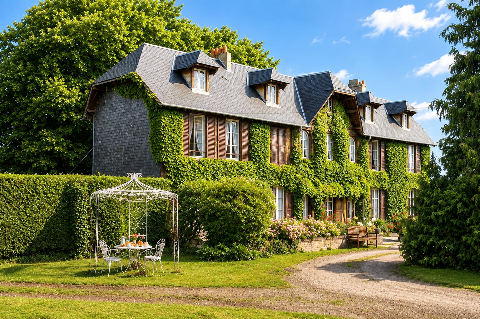 les champs rabats villers sur mer jardin maison traditionnelle colombages- ok accueil +explor ok